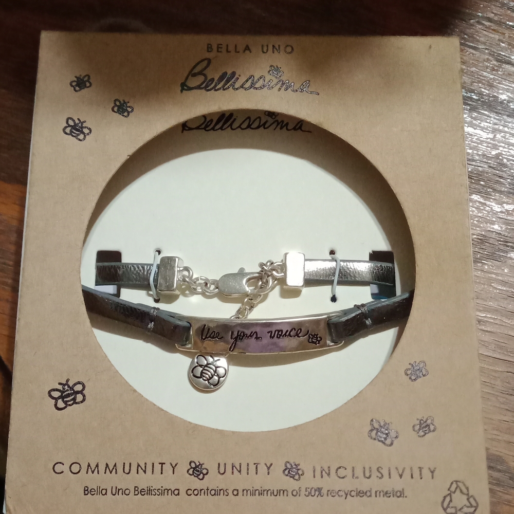 Bellissima Bracelet "Use Your Voice"